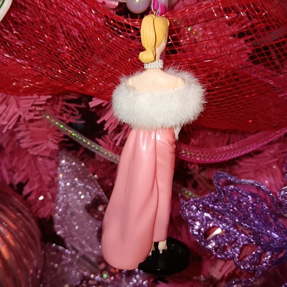 1996 VINTAGE BARBIE DOLL ENCHANTED EVENING CHRISTMAS TREE ORNAMENT - Picture 2 of 13